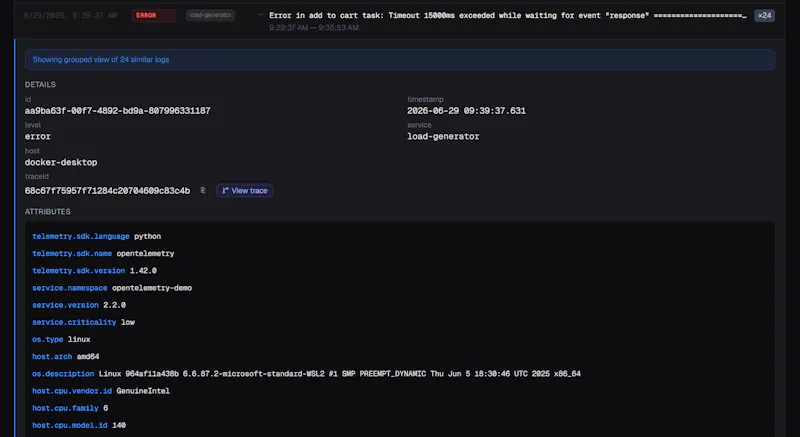 LogFlow screenshot 3