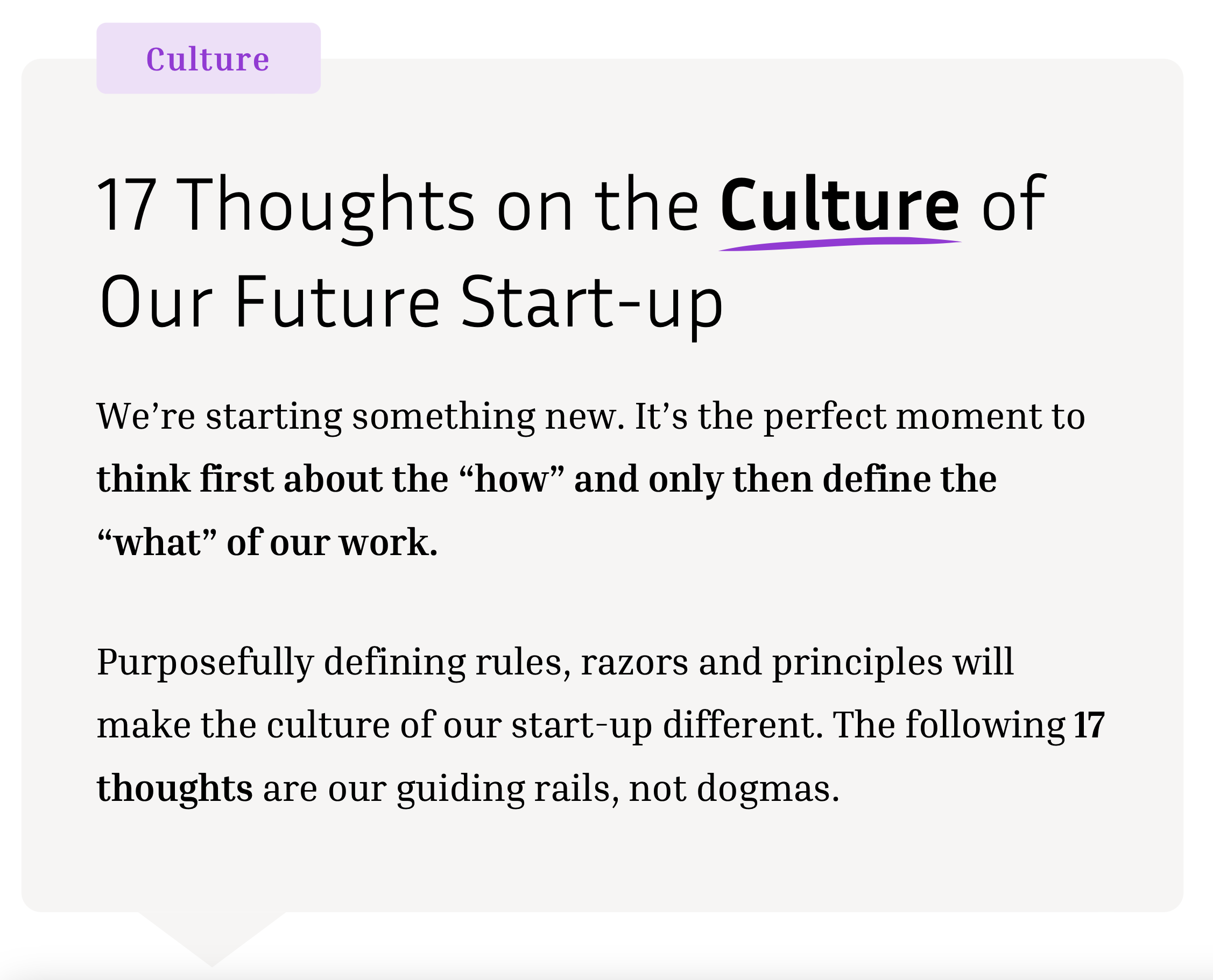 It can be done. A Start-up Manifesto media 6