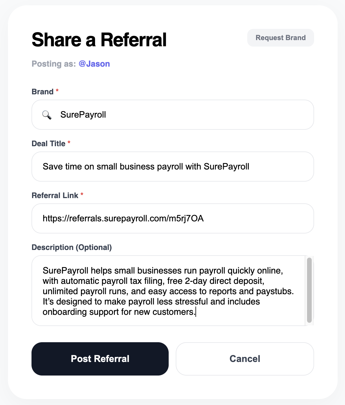 ListReferrals gallery image