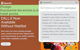 ChatGPT powered webpage summary media 2