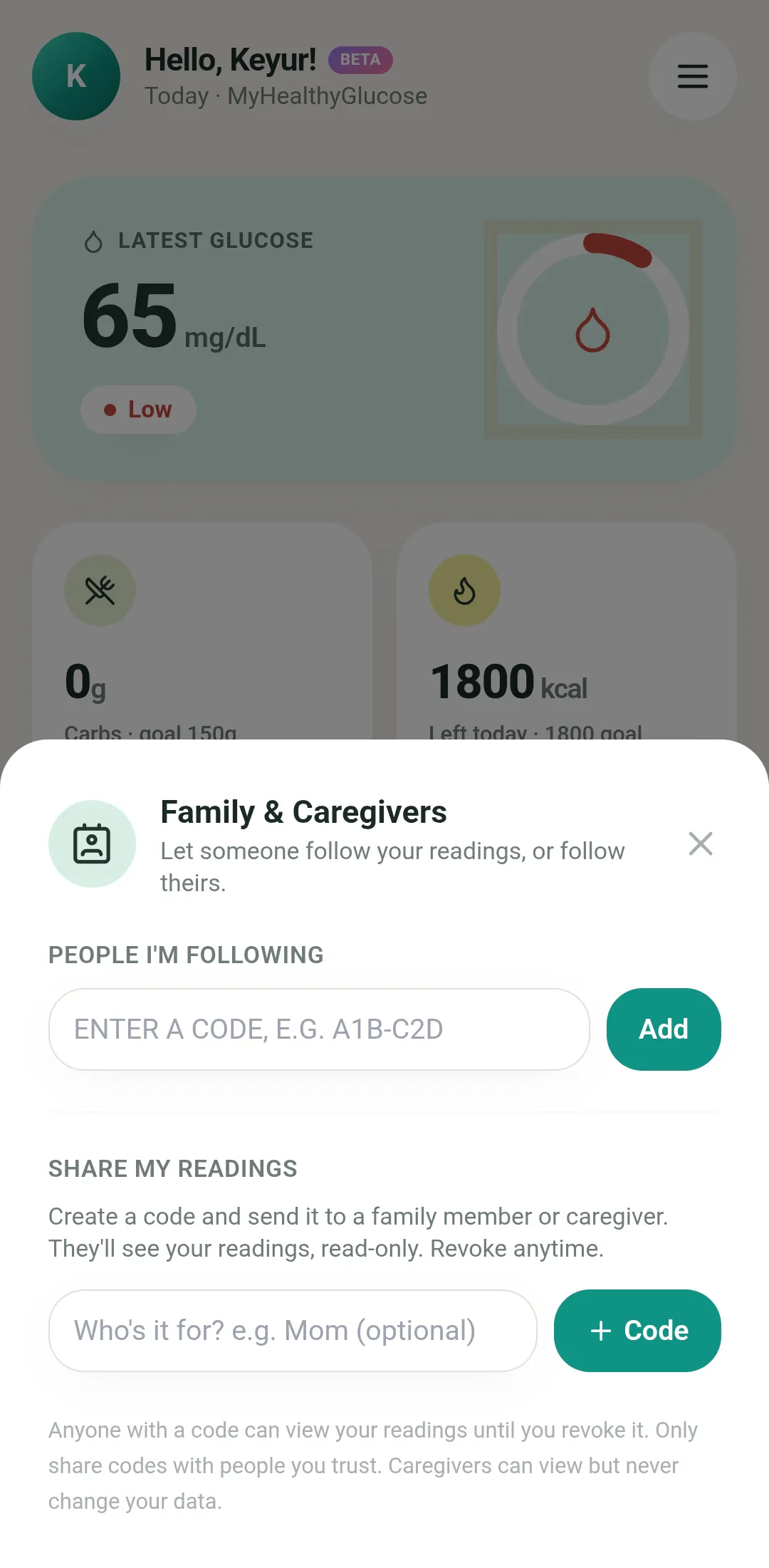 MyHealthyGlucose - Diabetes Tracker gallery image