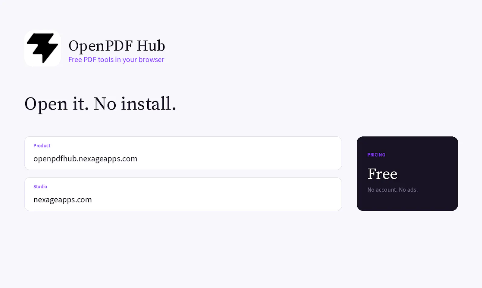 OpenPDF Hub screenshot 4