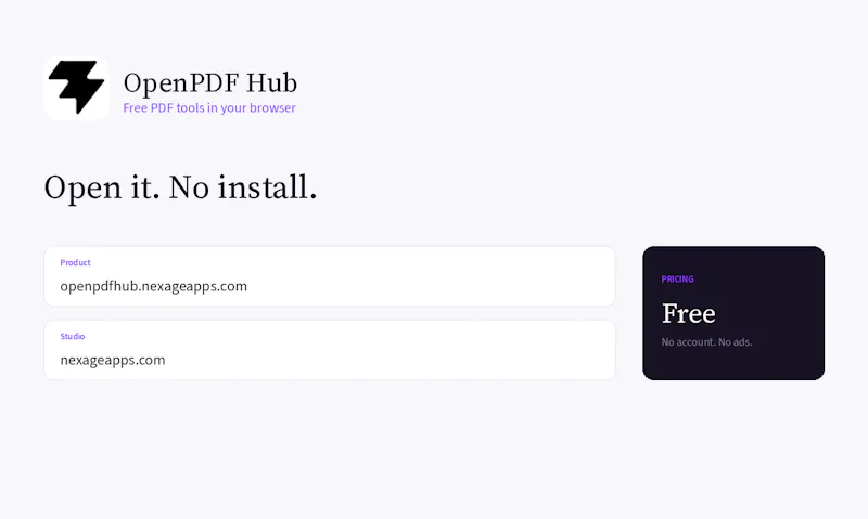 OpenPDF Hub screenshot 4