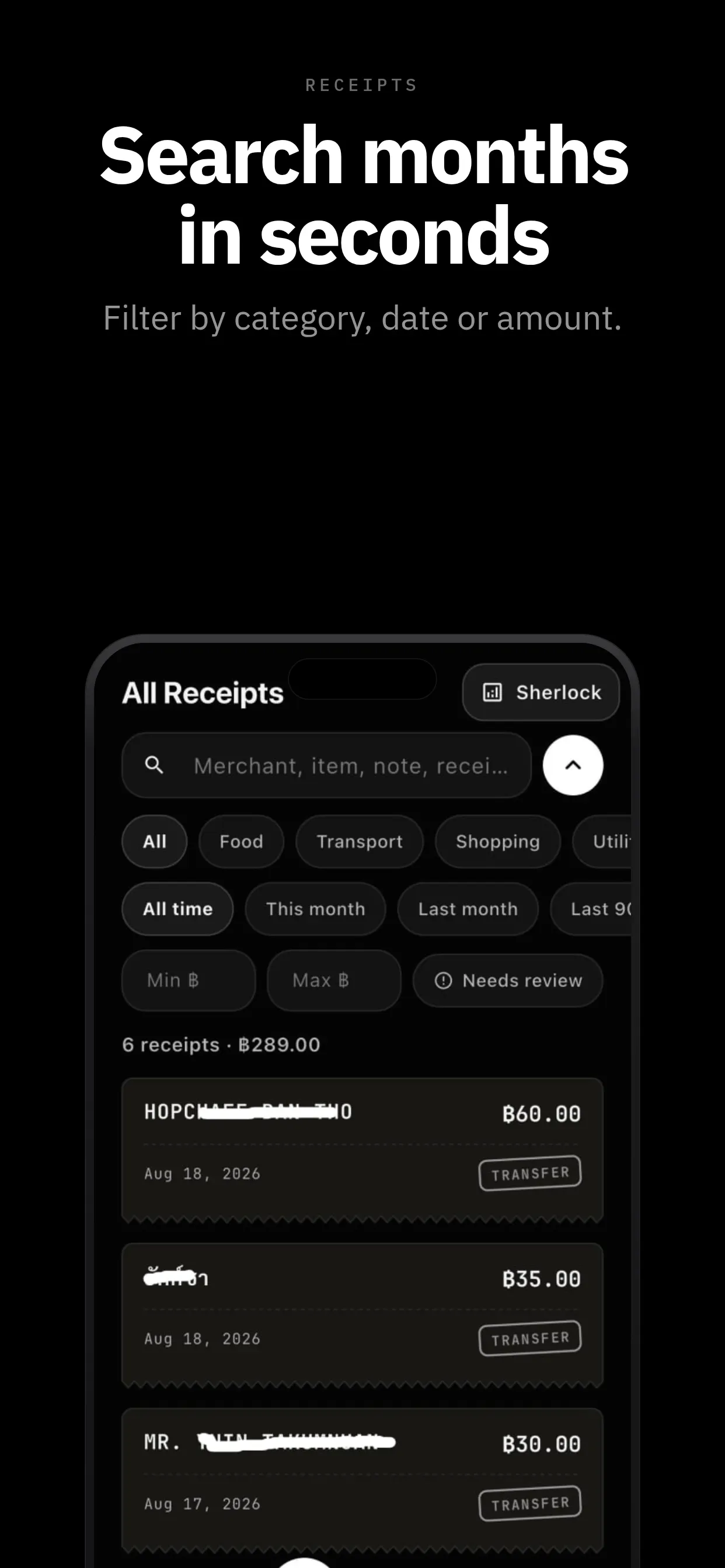Manee - Receipt & Expense AI gallery image
