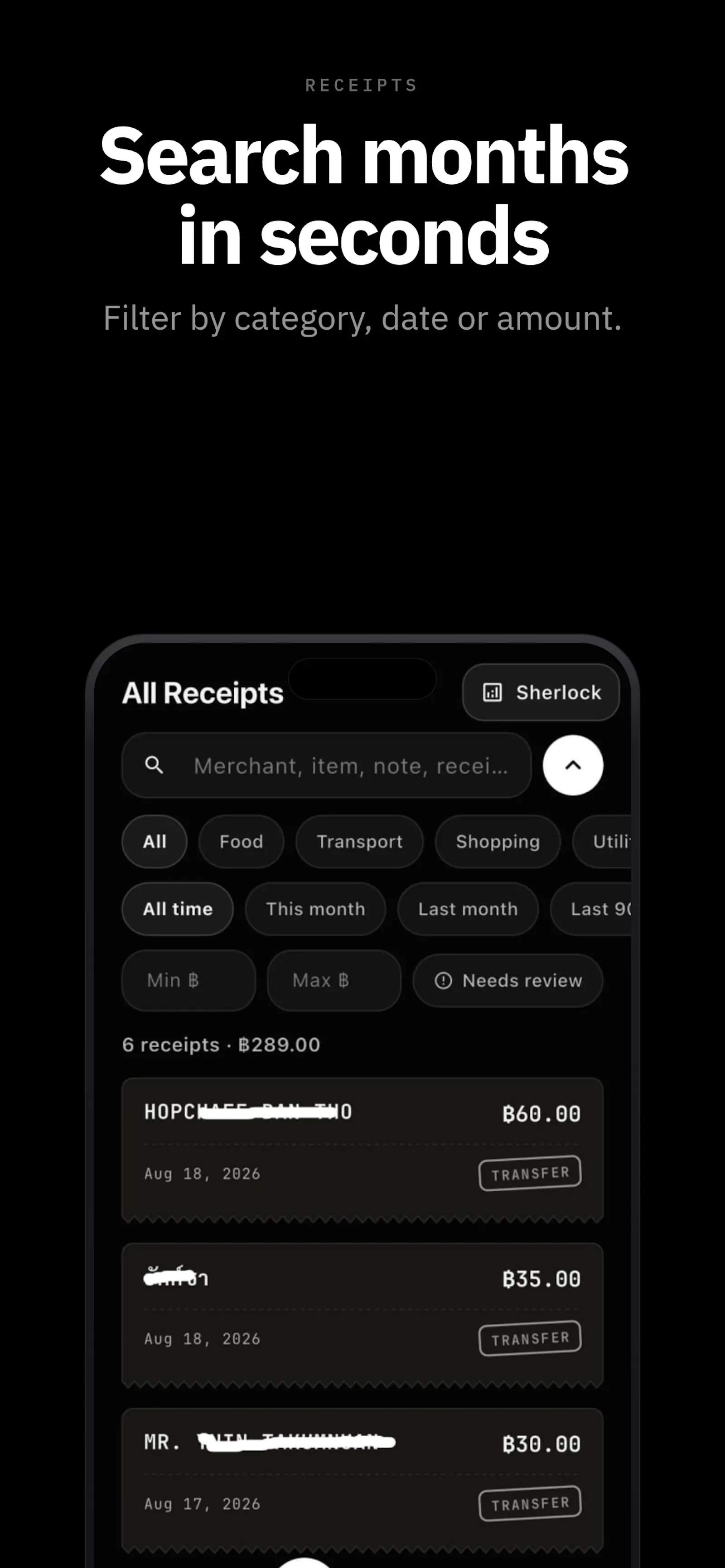 Manee - Receipt & Expense AI screenshot 8
