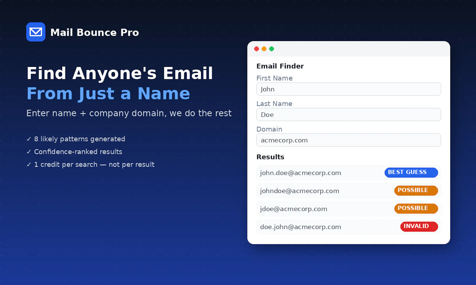 Mail Bounce Pro screenshot 3