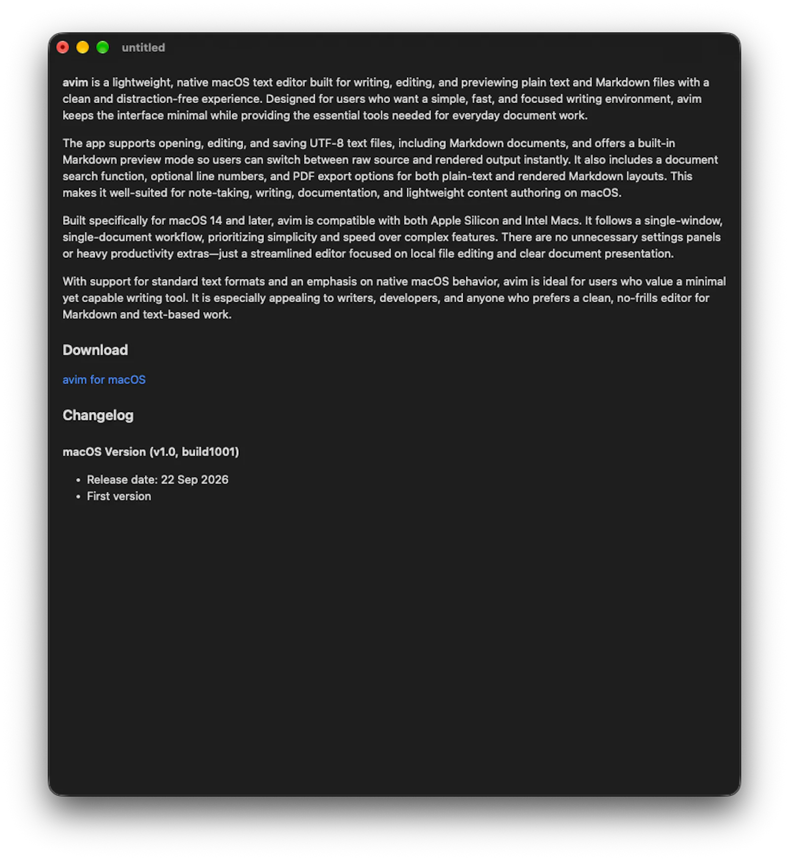 avim screenshot 2