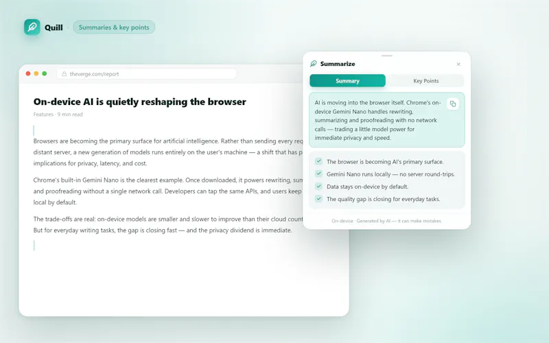 Quill screenshot 2