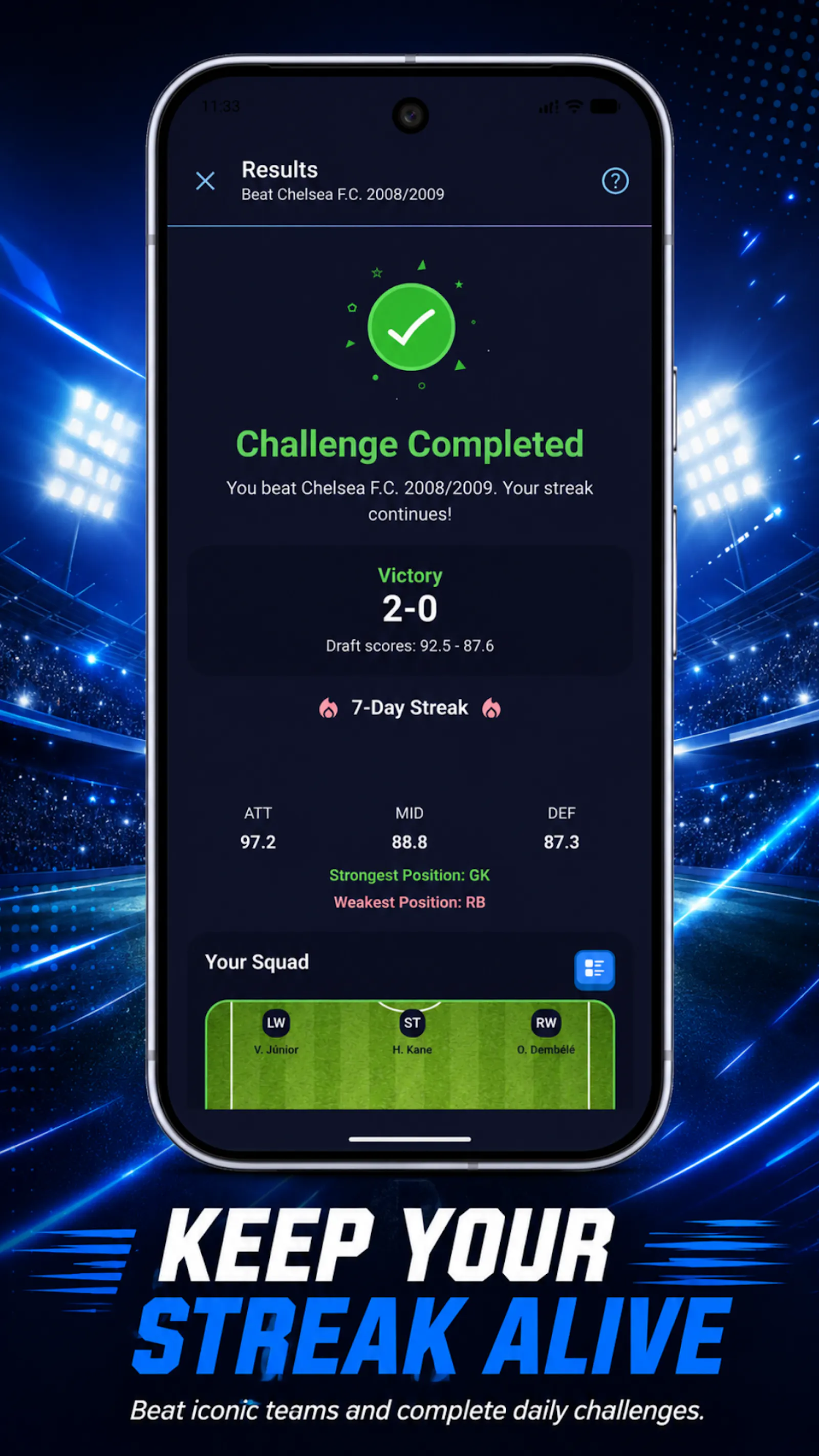 Unbeatable Football screenshot 8