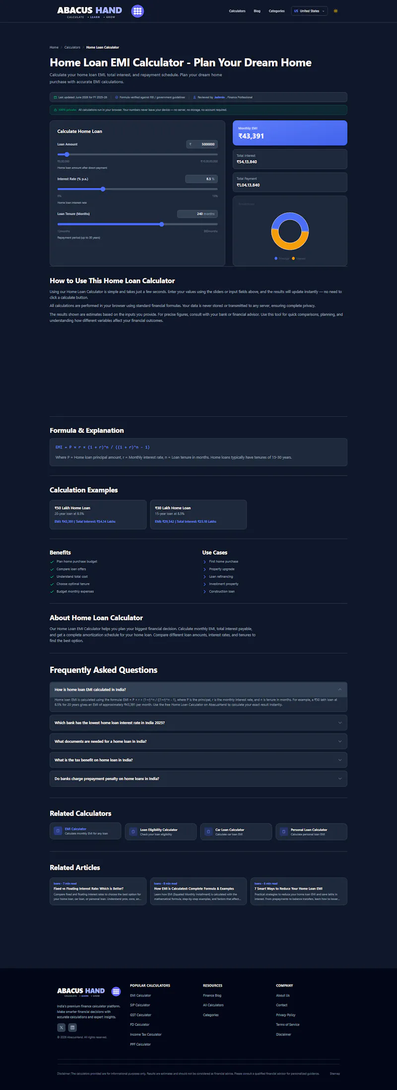 Free finance tool screenshot 4