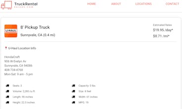 TruckRentalPrices.com gallery image