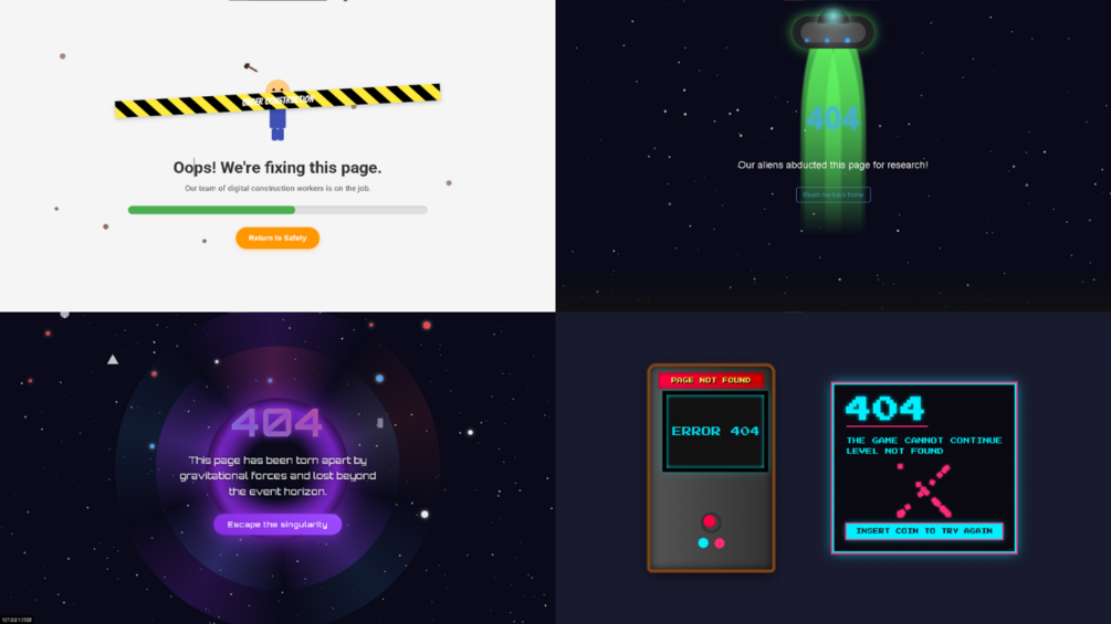 The Ultimate 404 errors pack  gallery image
