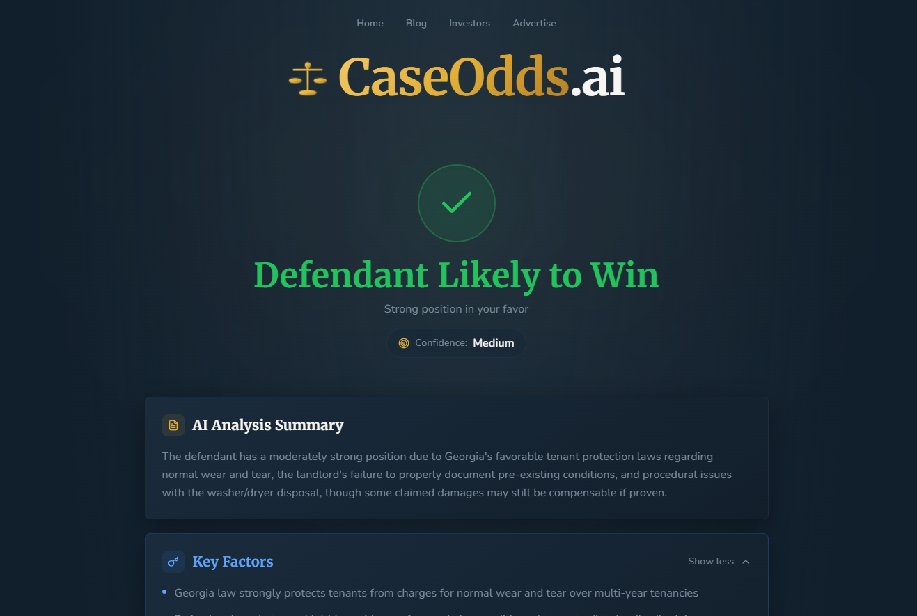 CaseOdds.ai gallery image