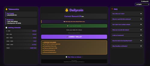 DailyCoin - Mine Daily on Solana gallery image
