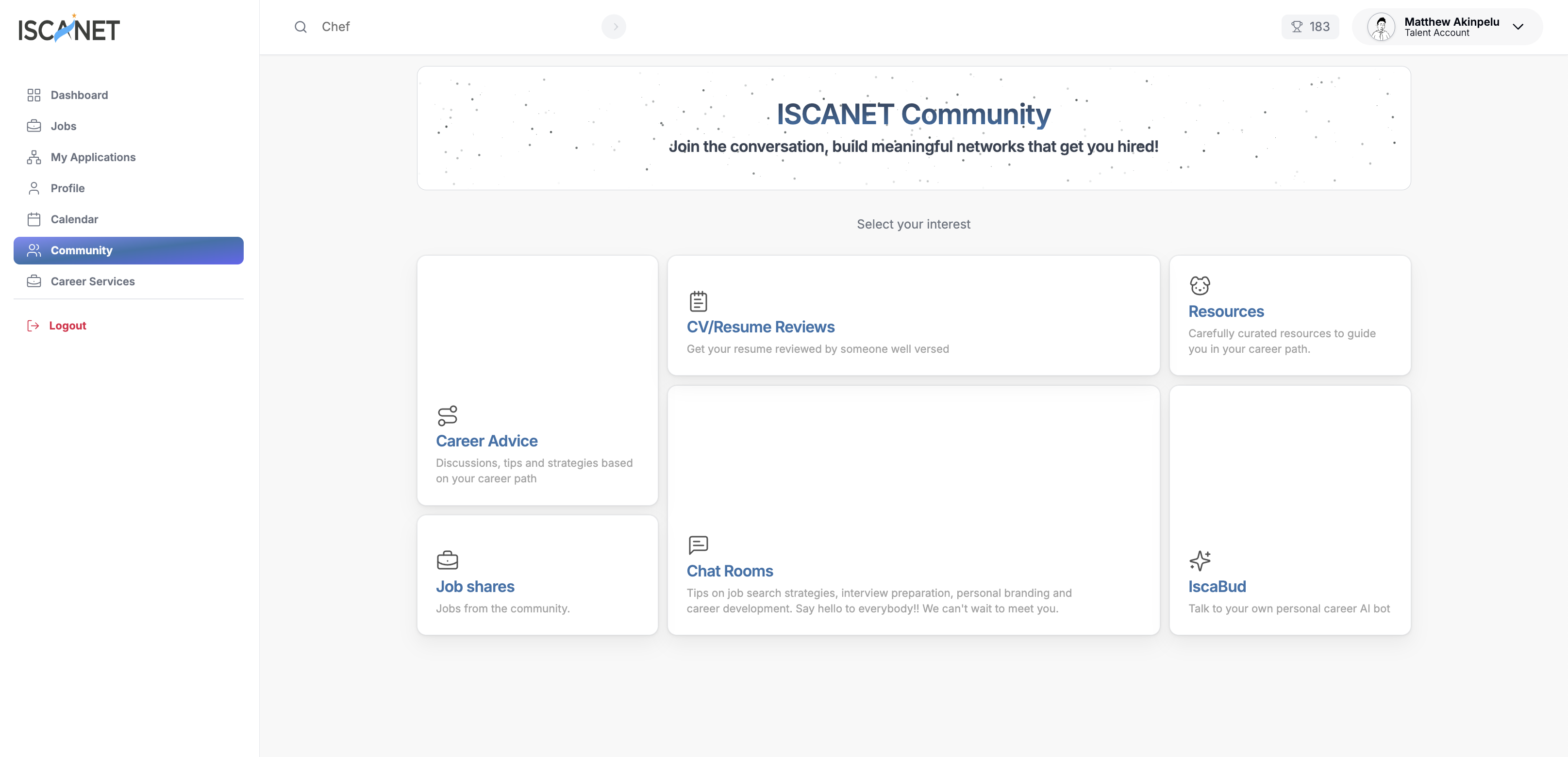 ISCANET Career Hub gallery image