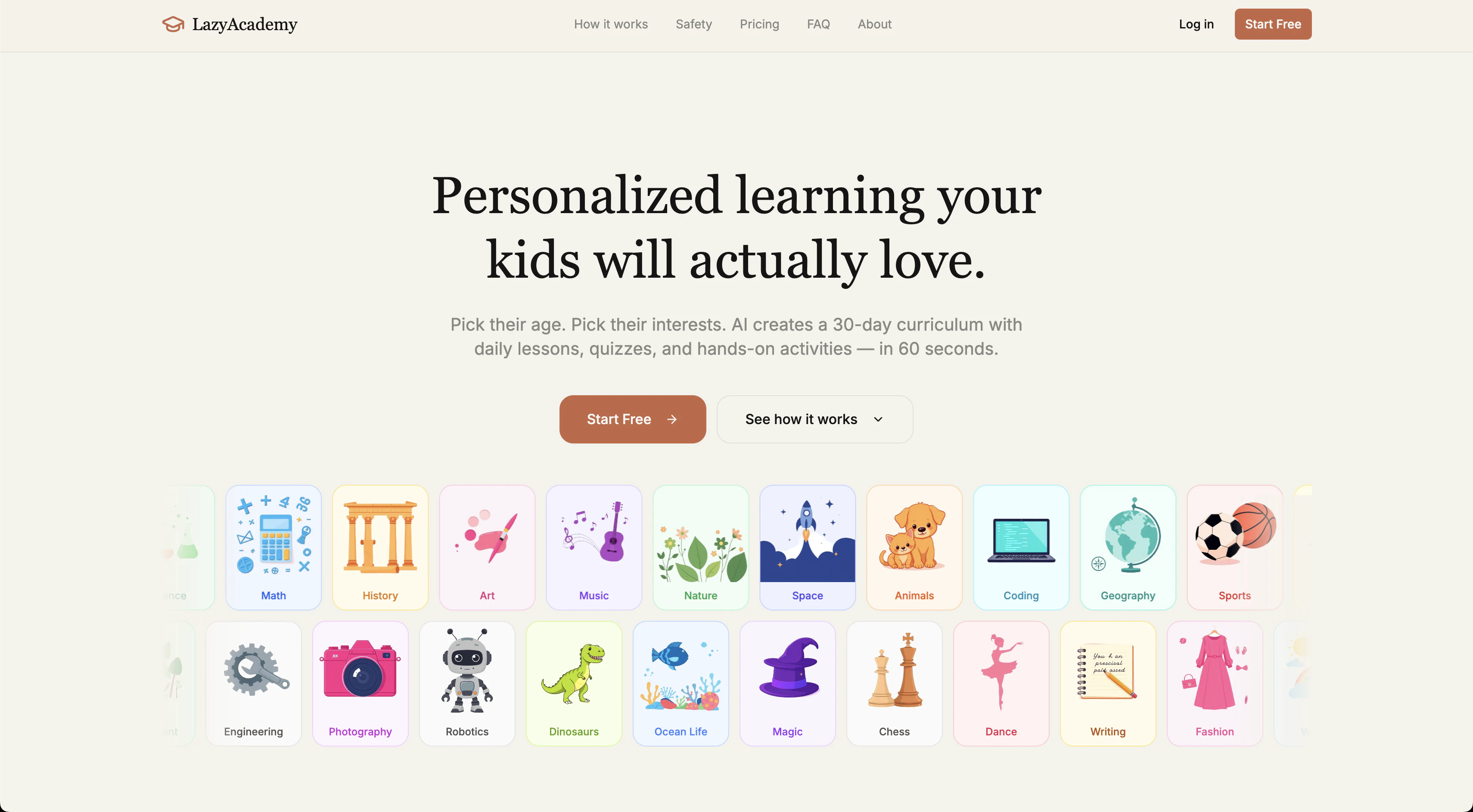 Lazy Academy 대표 미리보기