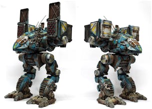 Mechwarrior Catapult Toy - 3D Printed and Painted gallery image