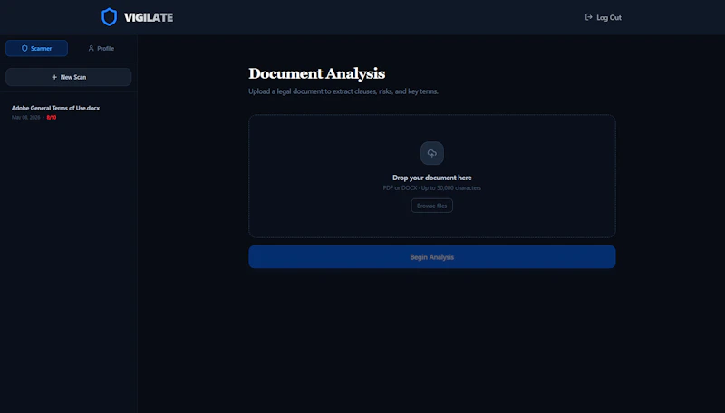 VIGILATE screenshot 4