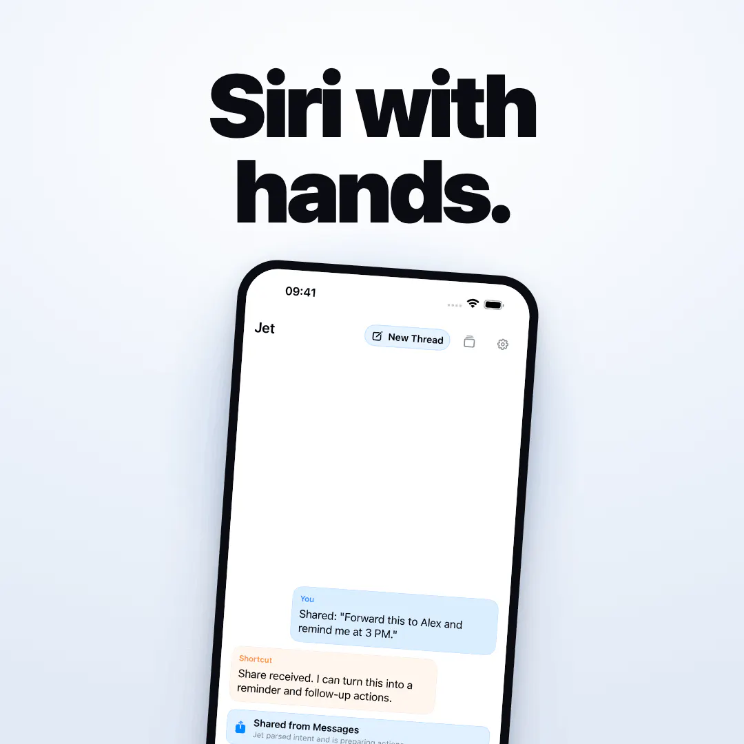 Jet: AI Agent 截图 2