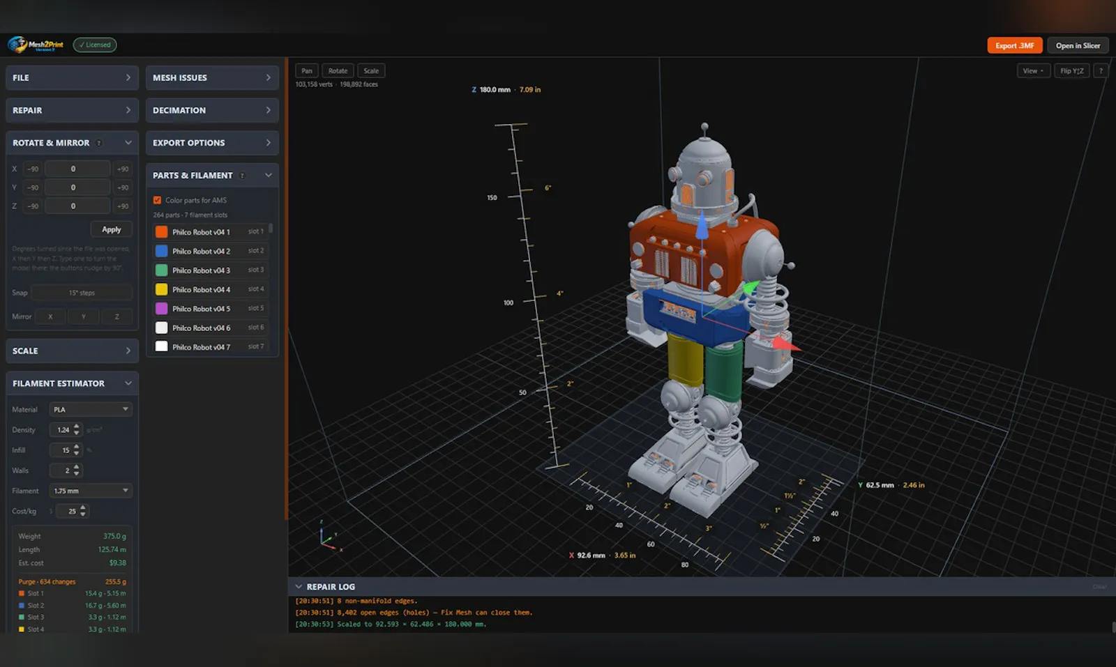 Mesh2Print screenshot 3