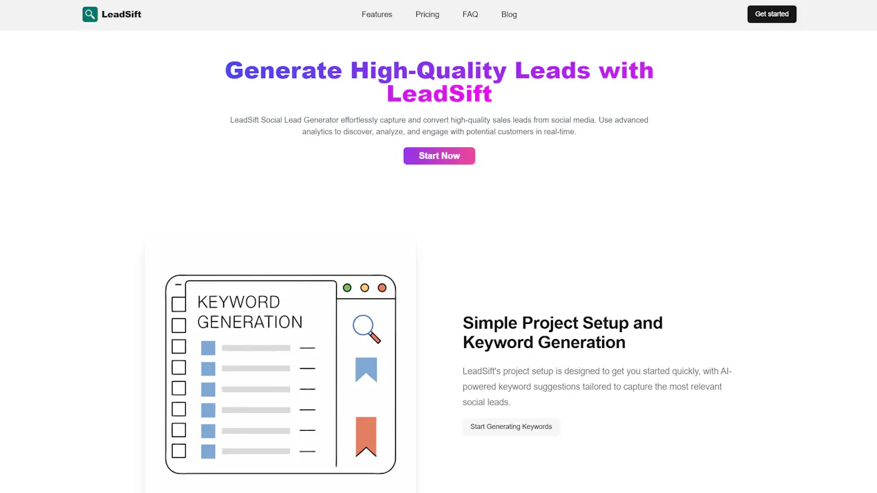 LeadSift product