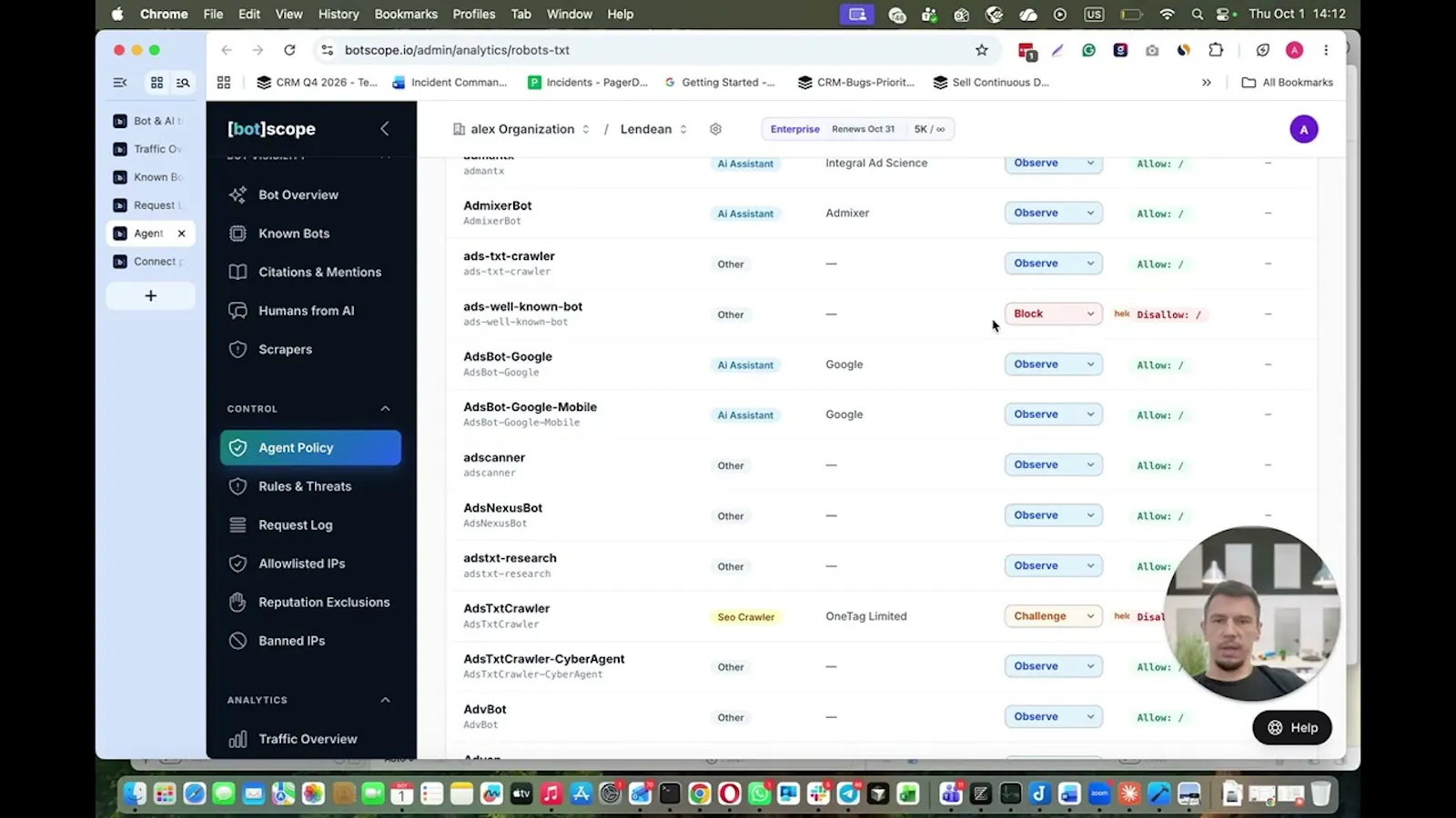 Botscope screenshot 1 (video preview)