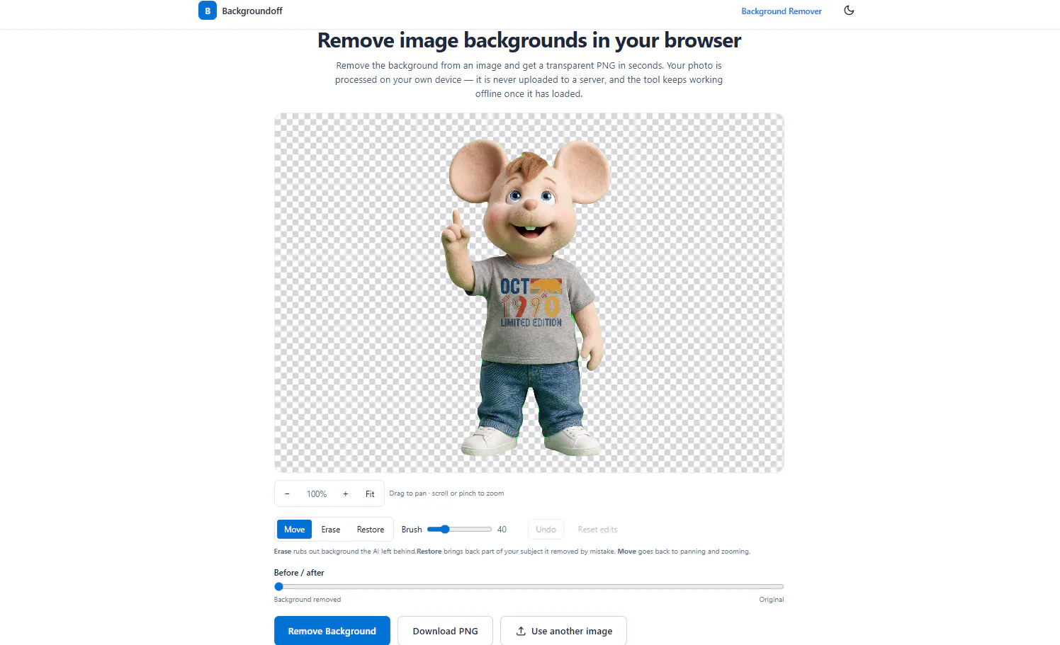 Backgroundoff gallery image