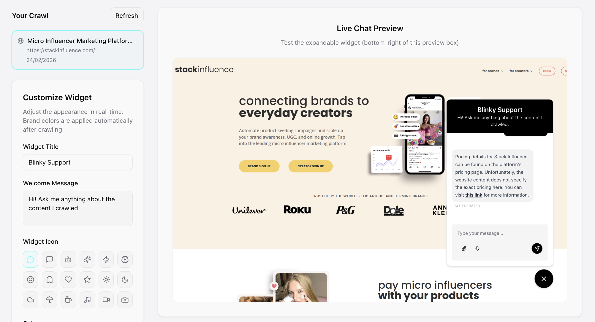 Blinky AI gallery image