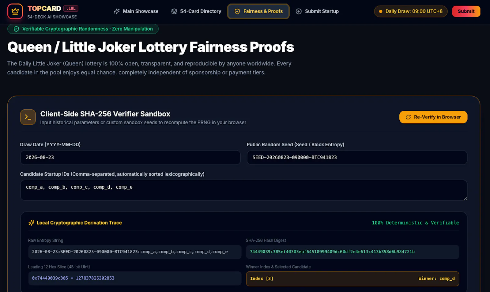 TopCard.lol — The AI Startup Deck screenshot 2