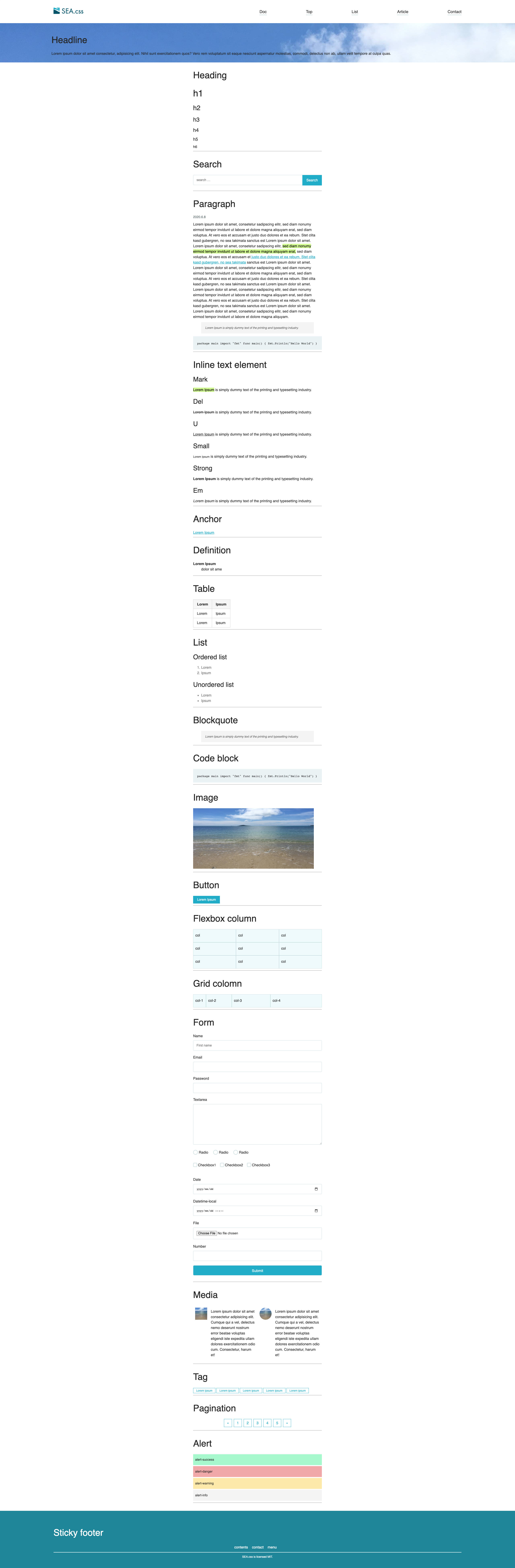 sea.css gallery image