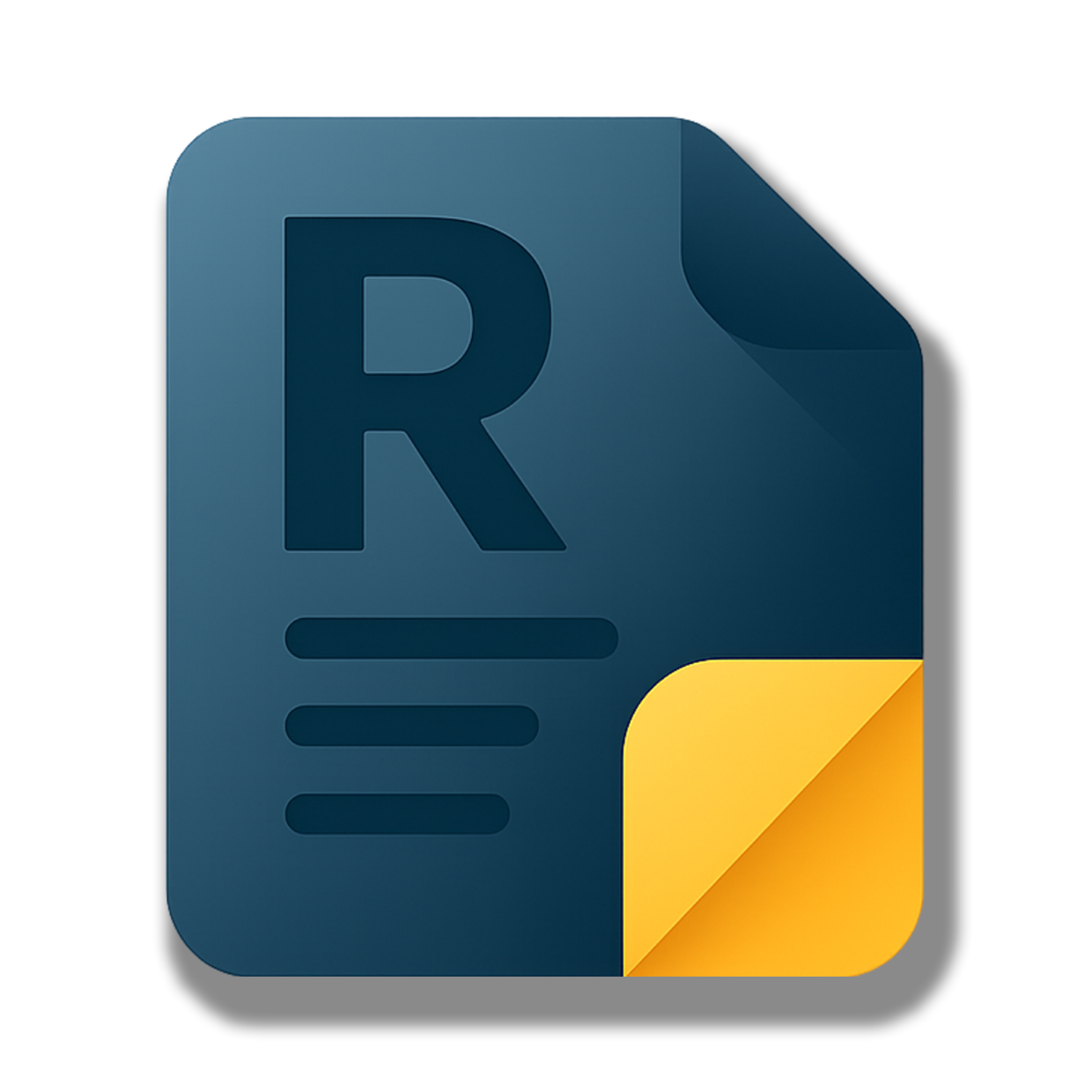 Resumy - Offline CV Builder with ATS - Product Hunt launch logo and brand identity