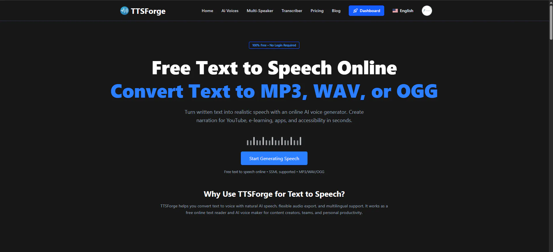 TTSForge AI Voice Generator  gallery image