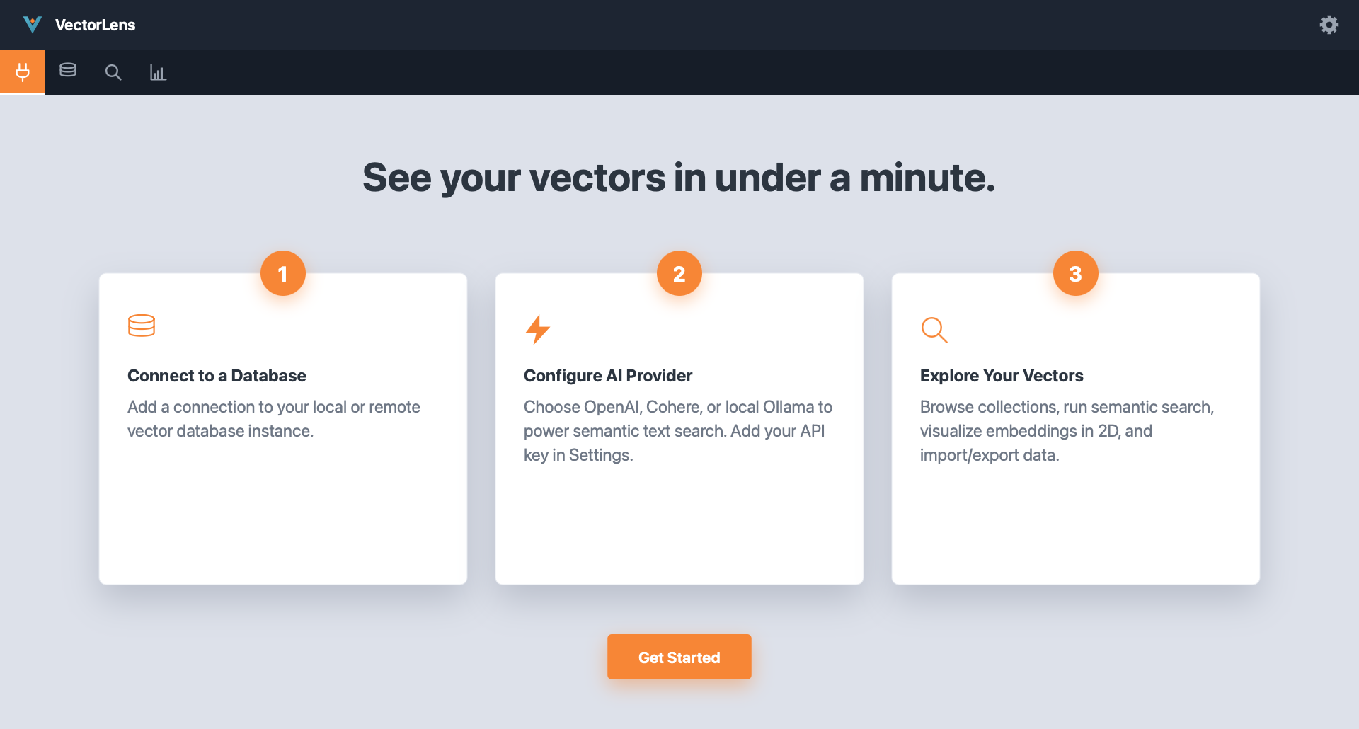 VectorLens — The Vector Database GUI gallery image