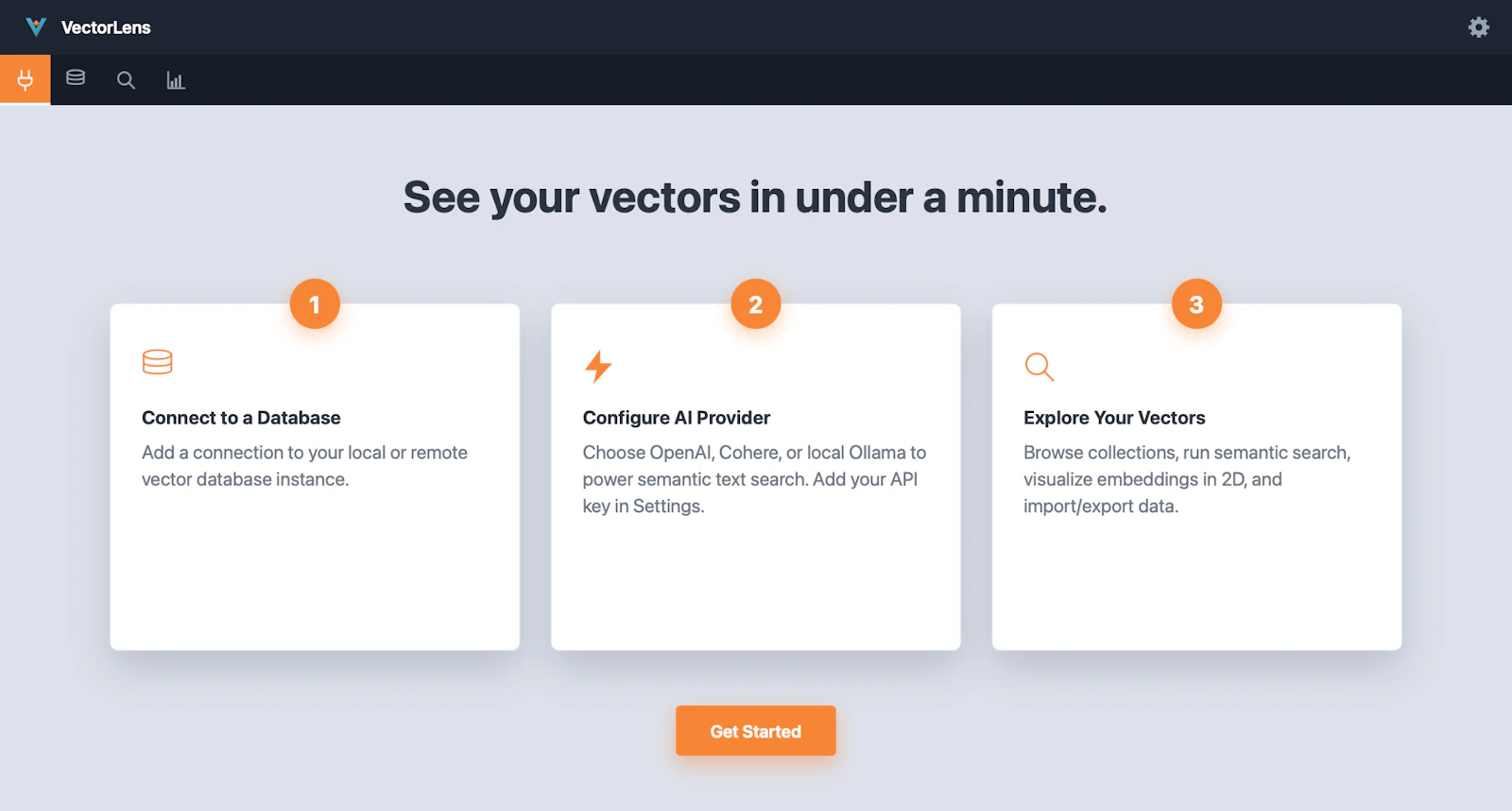VectorLens — The Vector Database GUI screenshot 2