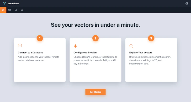 VectorLens — The Vector Database GUI screenshot 2
