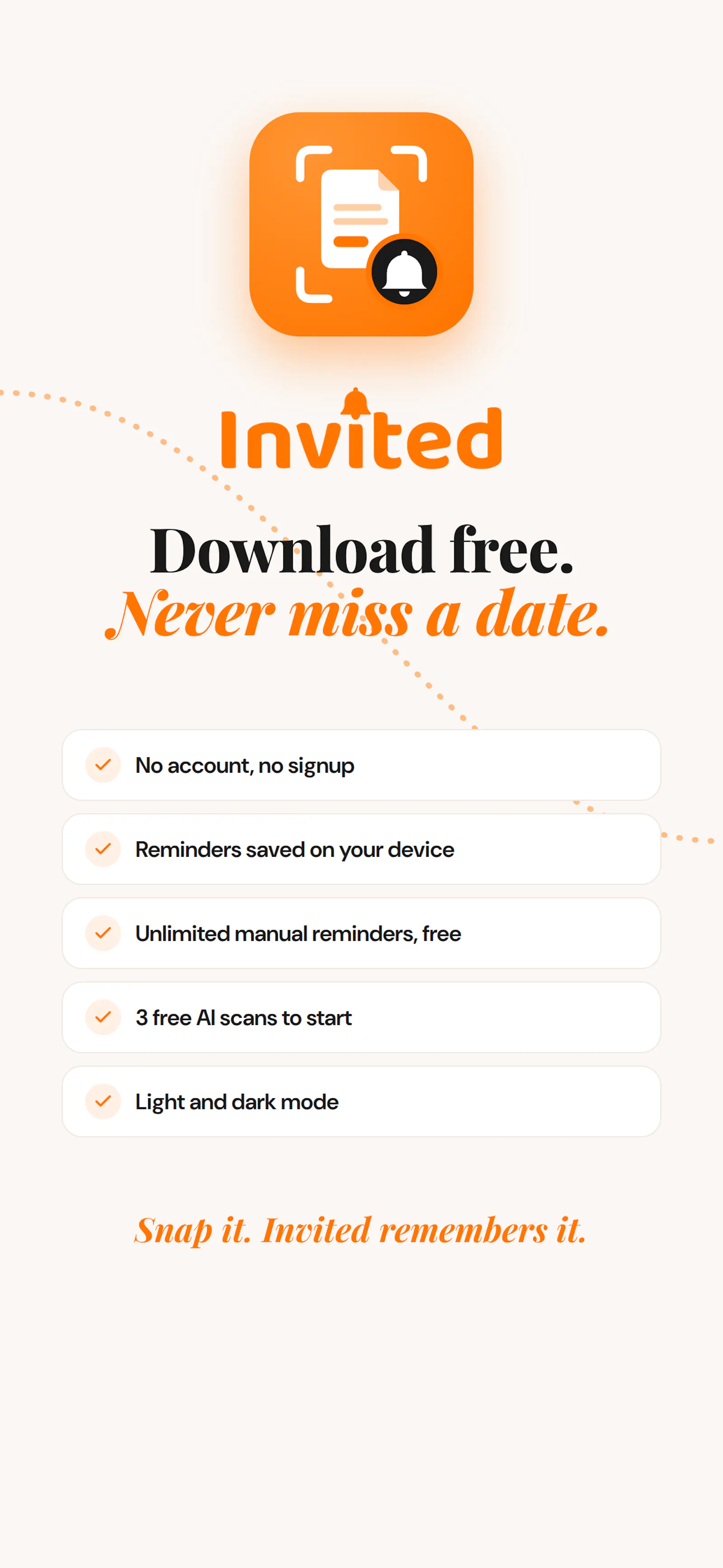 Invited - AI Reminder Scanner screenshot 9