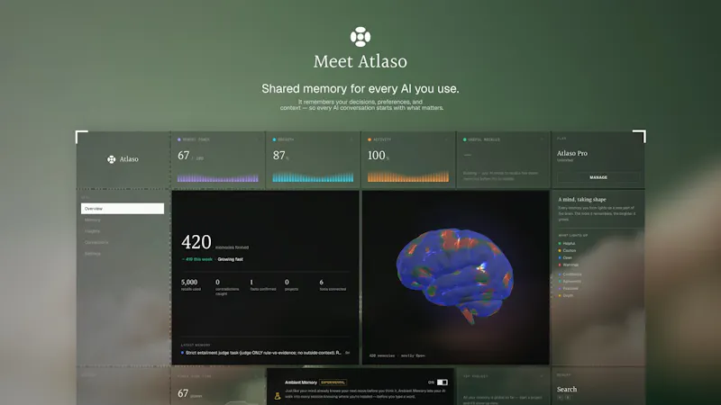 Atlaso screenshot 1 (video preview)