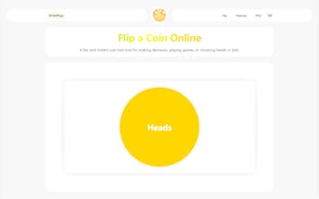 Coin Flip — A Minimal Decision Tool gallery image