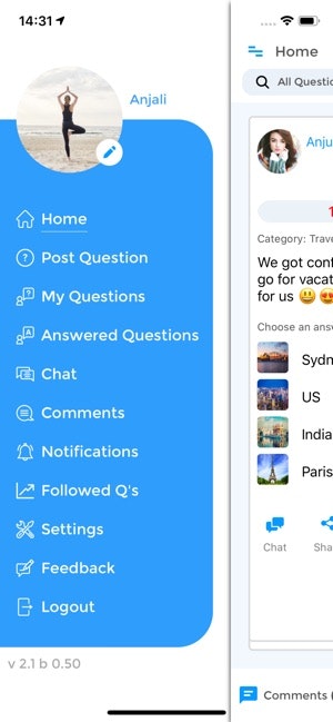 Qit : Create polls & connect people gallery image