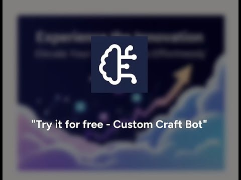 Custom Craft Bot gallery image