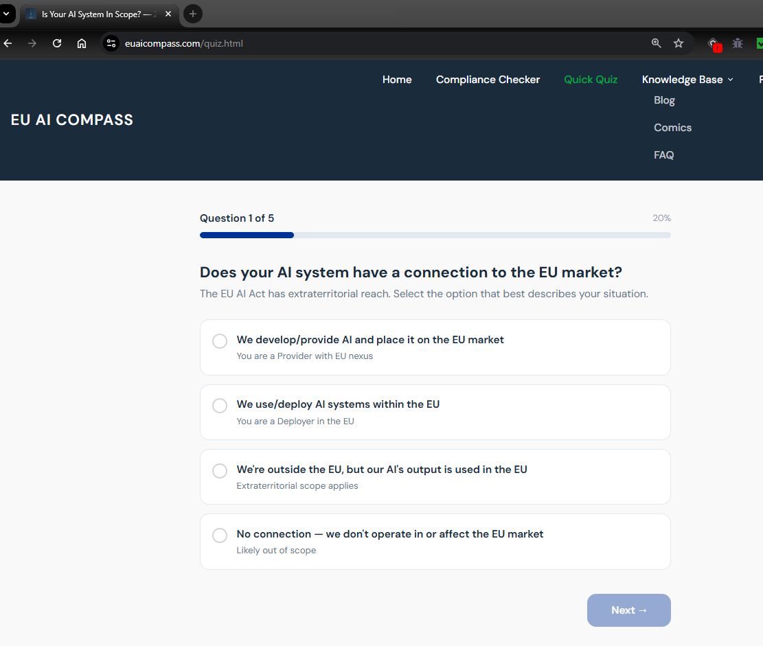 EU AI Compass gallery image