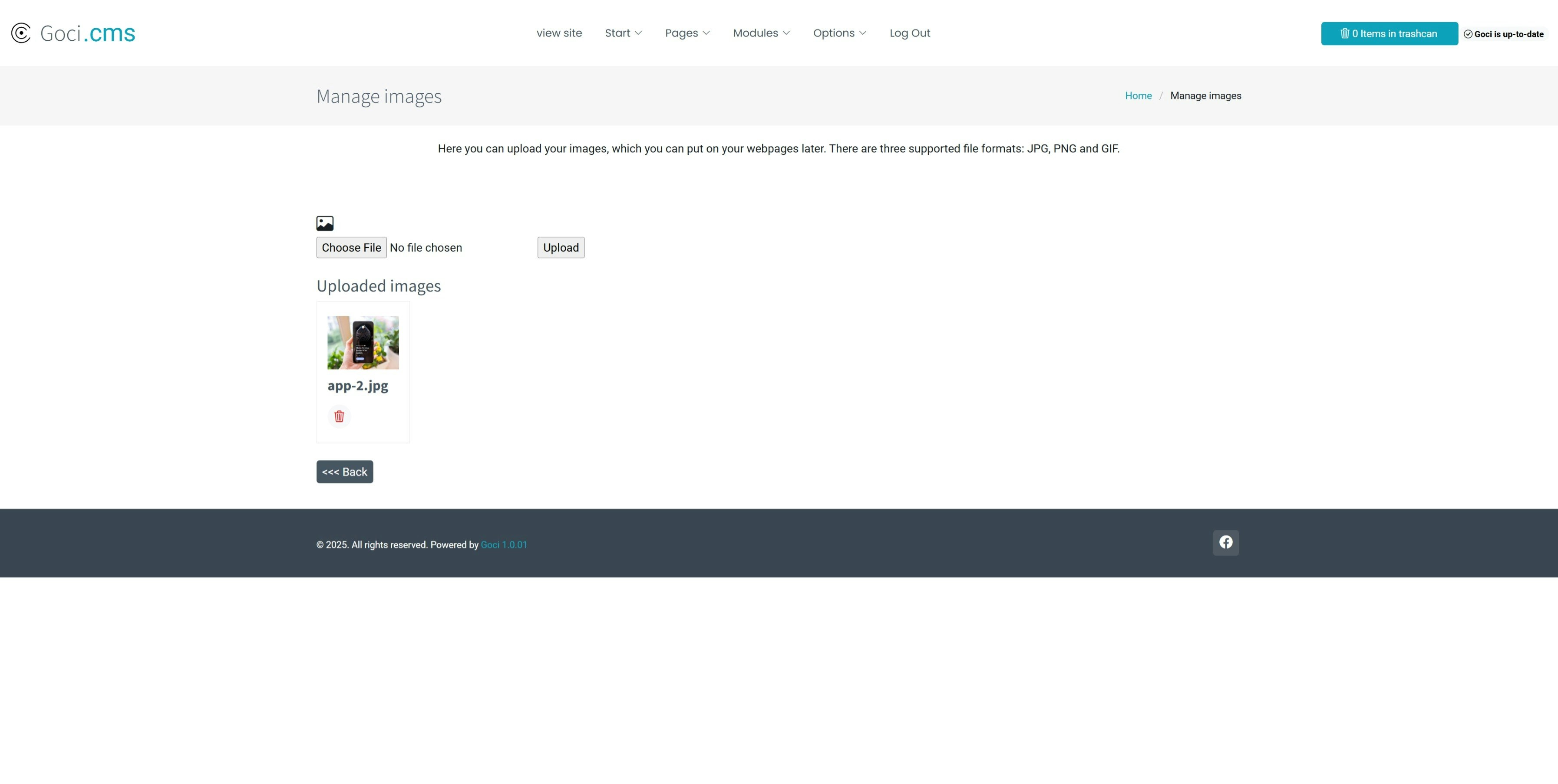 Goci CMS media 1