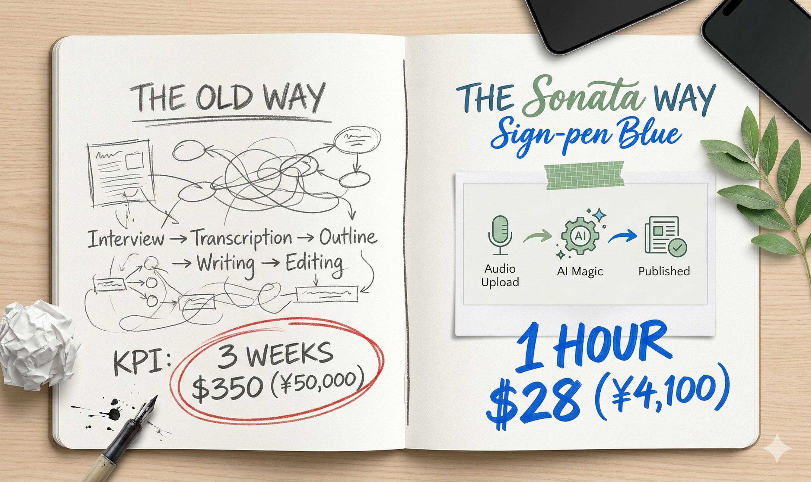 D: sonata: AI-Powered Interview Articles gallery image