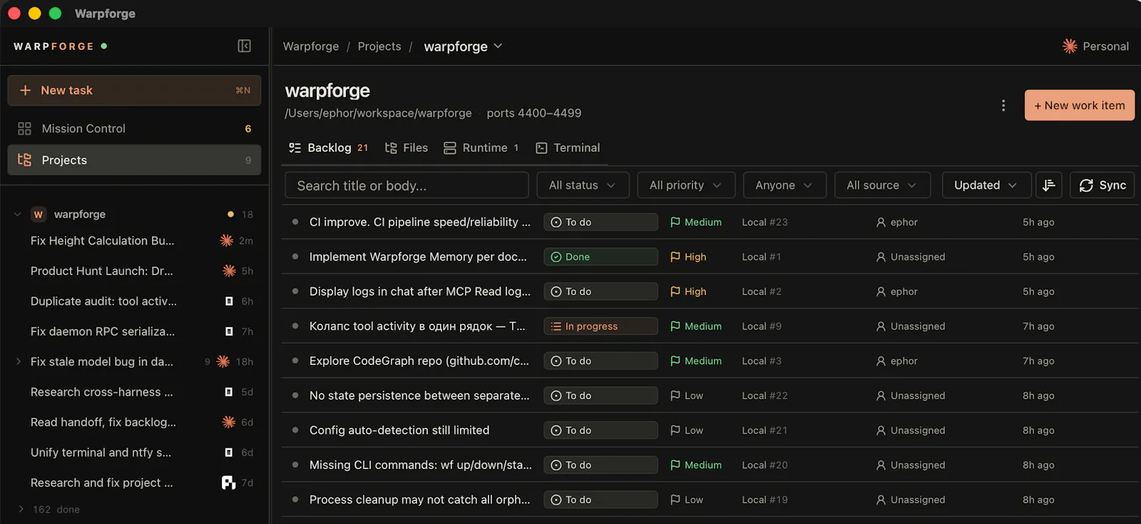 Warpforge screenshot 7