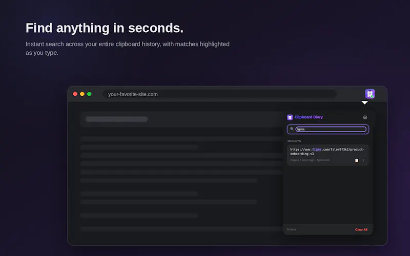 Clipboard Diary screenshot 2