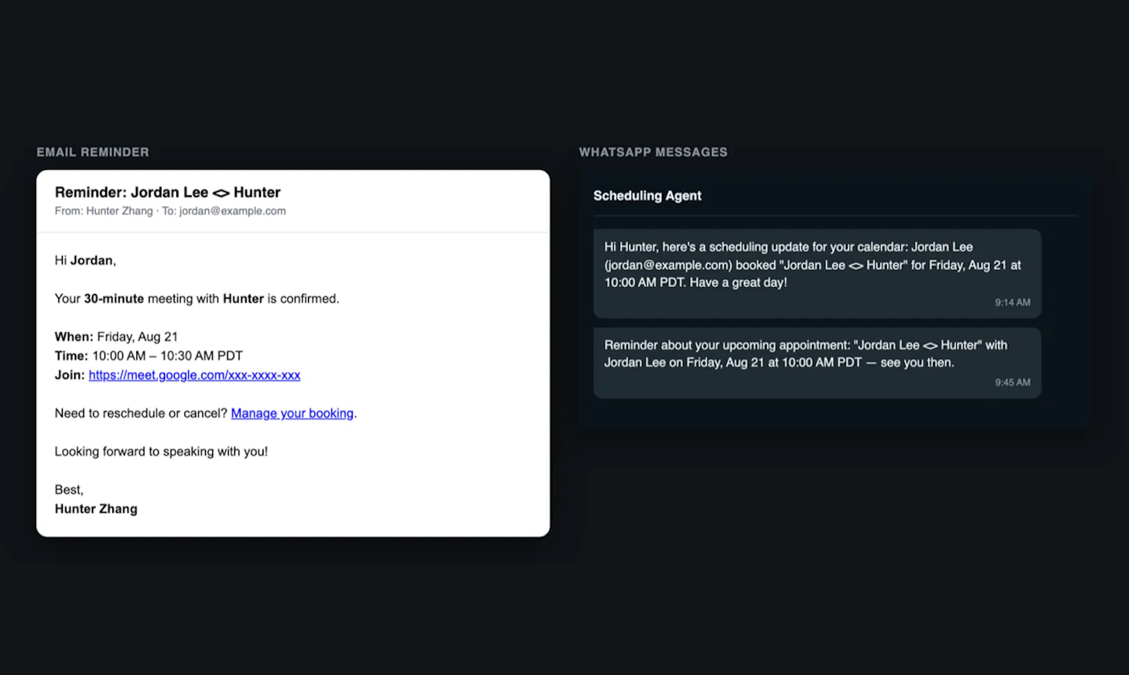 Agentic Scheduling screenshot 3