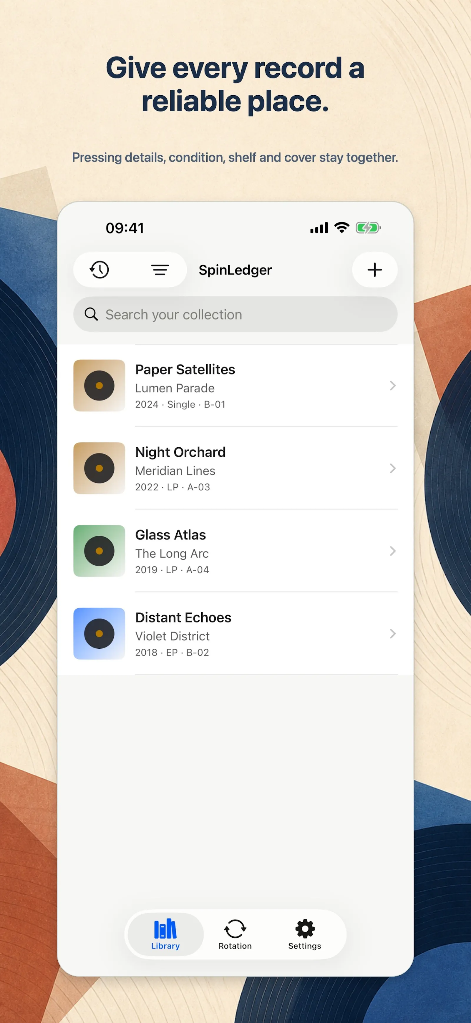 SpinLedger: Vinyl Log screenshot 1