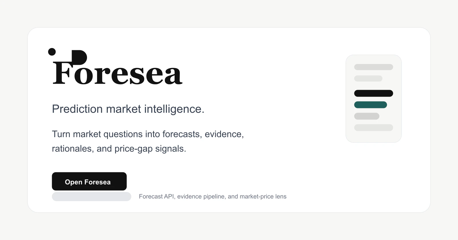 Foresea screenshot 1