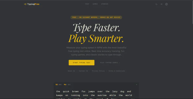 TypingProo screenshot 1