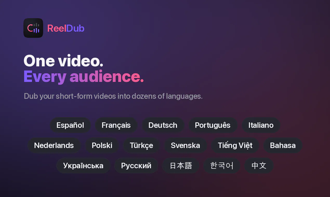 ReelDub 截图 5